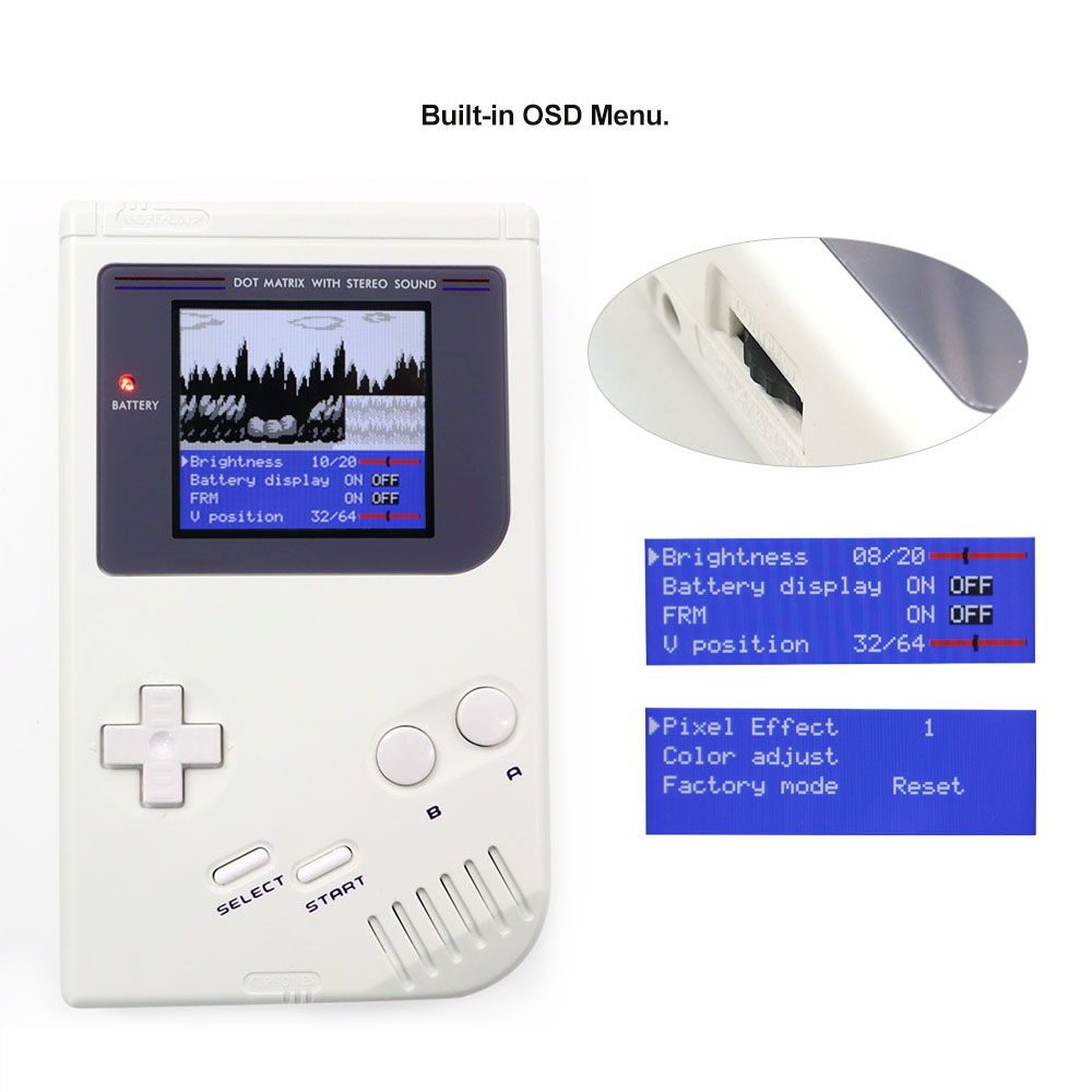 게임보이 DMG GB DMG V5 울트라 IPS LCD - Lcd Screen Arcade 리뷰 및 가격